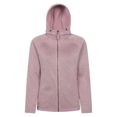 Mountain Warehouse Womens/Ladies Nevis Full Zip Hoodie (Pale Pink)