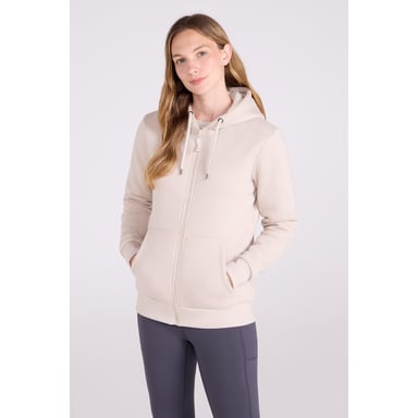 Mountain Warehouse Womens/Ladies Dalton Sherpa Lined Full Zip Hoodie (Light Beige)