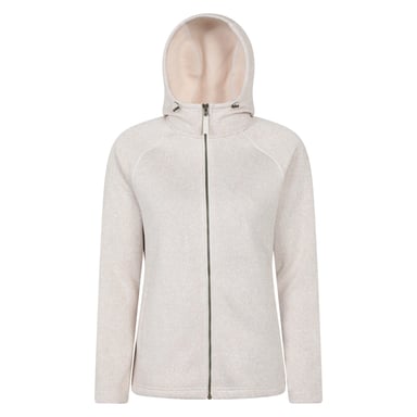 Mountain Warehouse Womens/Ladies Nevis Full Zip Hoodie (Beige)
