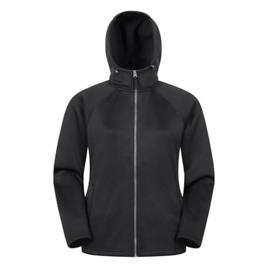 Mountain Warehouse Womens/Ladies Nevis Full Zip Hoodie (Jet Black)