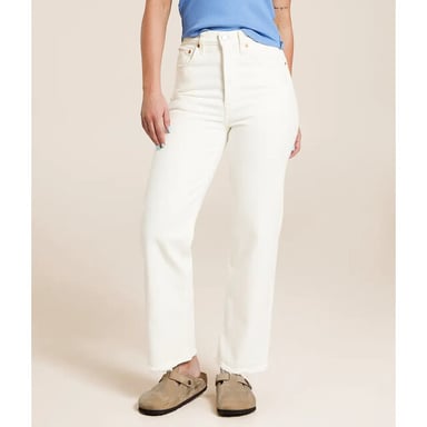 Levi's ribcage straight ankle cloud over 72693 0076