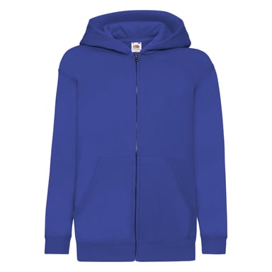 Fruit of the Loom Childrens/Kids Classic Hooded Jacket (Royal Blue)