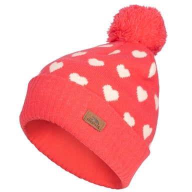 Trespass Girls Jude Pom Pom Beanie (Strawberry)