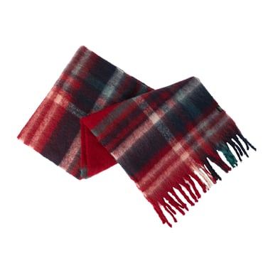 Trespass Lewes Checked Winter Scarf (Red)