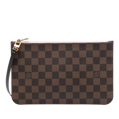 Tweedehands Damier Ebene Neverfull Pouch Mm