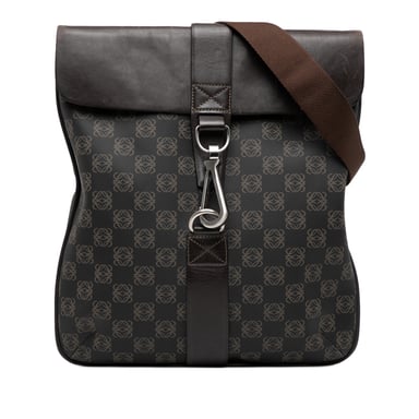 Begagnad Anagram Coated Canvas Crossbody