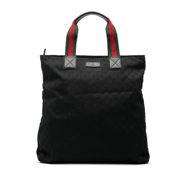 Begagnad Gg Canvas Web Tote