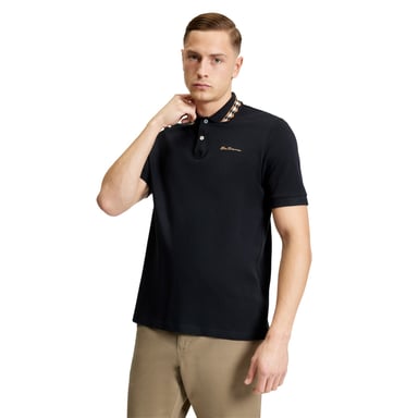 Ben Sherman Herr Intresse Polo Skjorta (Svart)