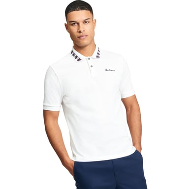 Ben Sherman Herr Intresse Pikétröja (Snövitt)