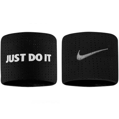 Nike Badstof polsbandje (Verpakking van 2) (Zwart/Wit)