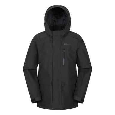 Mountain Warehouse Childrens/Kids Noah Waterproof Jacket (Black)