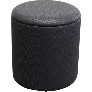 Kare Design Poef venezia storage black 40cm