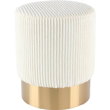 Kare Design Poef cherry cord brass 35cm