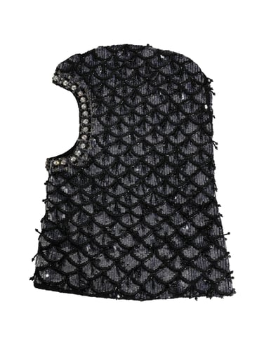 Dolce & Gabbana Dekorativt Scalloped Balaclava-huvudbonad