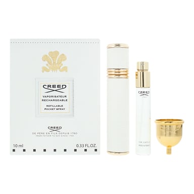Creed Refillable Pocket Spray 10ml Gold White