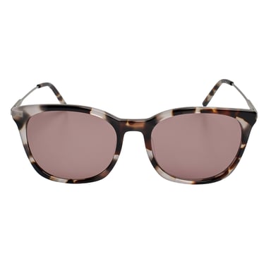 Women's Square Sunglasses with Metal Temples DK708S N