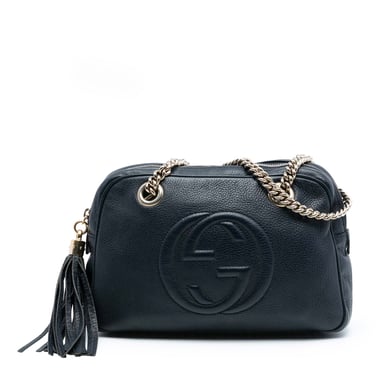 Tweedehands Leren Soho Chain Zip Schoudertas