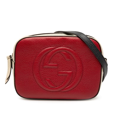 Begagnad liten trikolor läder Soho Disco crossbody