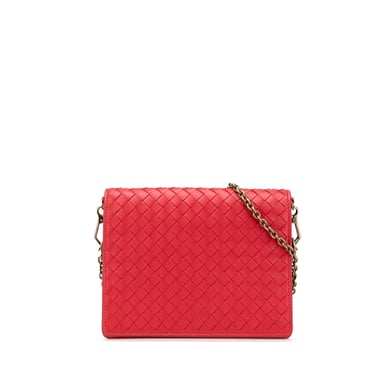 Pre-owned Nappa Intrecciato Wallet On Chain