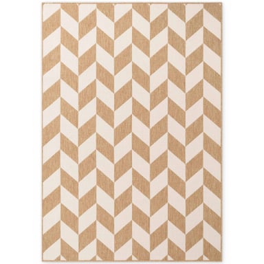 Ted Baker Ted baker haringey buitenkleed jute wit- 160x230 cm