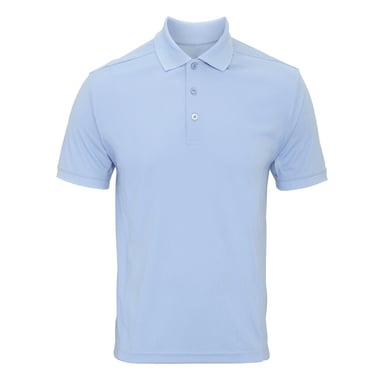 Premier Mens Coolchecker Polo Shirt (Light Blue)