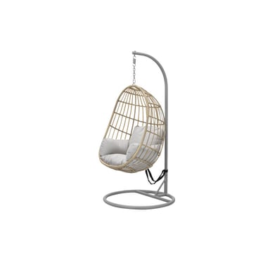 Garden Impressions Fargo wicker hangstoel eivorm - natural