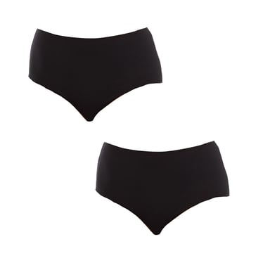Pack van 2 Dames Hoge Taille Bamboe Onderbroeken Q906