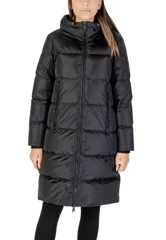 Puffer Coat Hooded Longline