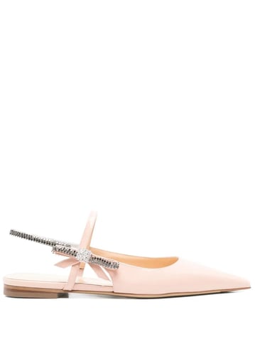 Crystal Cube Slingback Flats 10mm