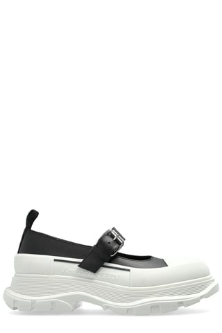 Bicolor Leren en Rubber Ballerina's