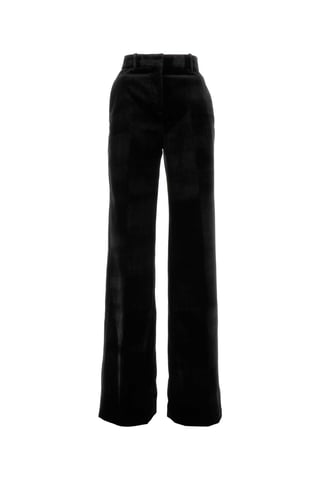 Black Velvet Palazzo Pant