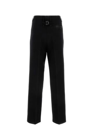 Black Wool Pant