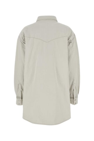 Chalk Denim Oversize Shirt