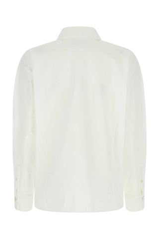 White Poplin Oversize Shirt