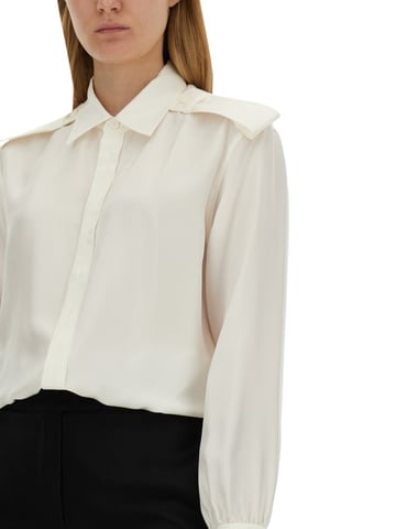 White Silk Shirt