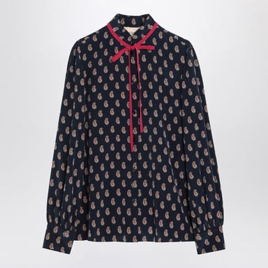 Silk Shirt With Paisley Print