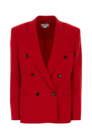 Red Wool Blazer