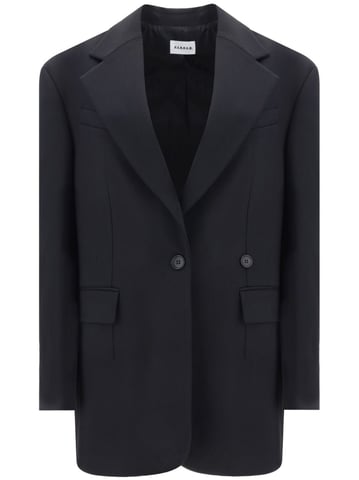 Wollen Enkelbreasted Blazer Jas