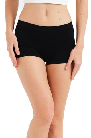 Seamless Seamless Briefs Non-Trace Black Women's Boxer - Aries