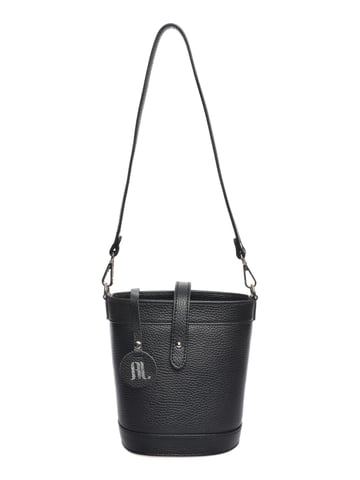 Anna Luchini Black Leather Bag