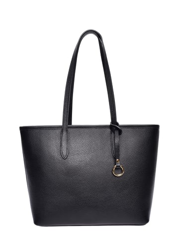 Roberta M Black Leather Bag