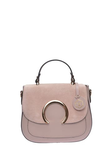 Luisa Vannini Rose Leather Bag