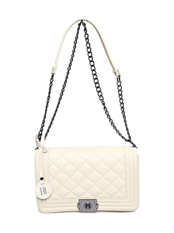 Anna Luchini  Beige Leather Bag