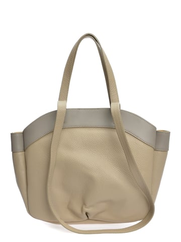 Anna Luchini Beige Leather Bag