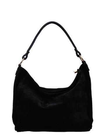 Isabella Rhea  Black Leather Bag