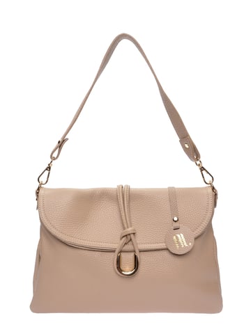 Anna Luchini Beige Leather Bag