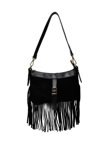 Anna Luchini Black Leather Bag
