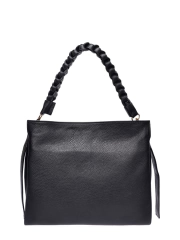 Luisa Vannini  Black Leather Bag