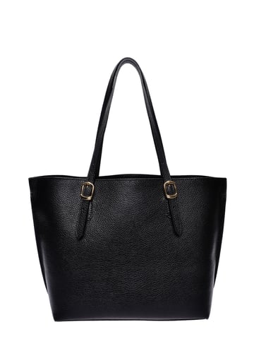 Isabella Rhea Black Leather Bag