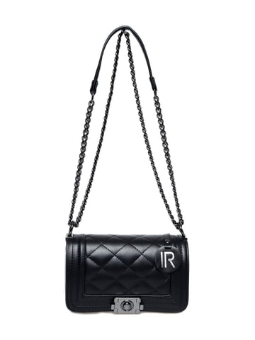 Isabella Rhea Black Leather Bag
